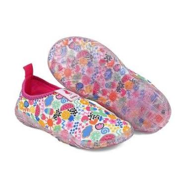 Imagem de Sapatilha Esportiva Aquática Infantil Menina Calce Fácil Com Bolsa Gatatuya-Feminino