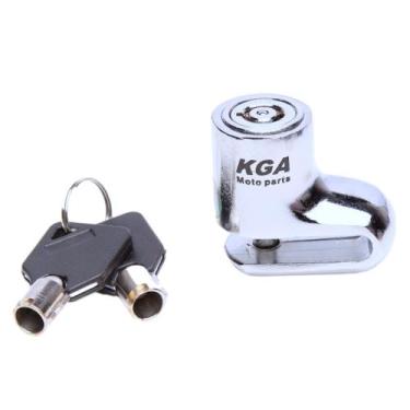 Imagem de Cadeado Kga Moto Parts Trava Disco 2701 Prata