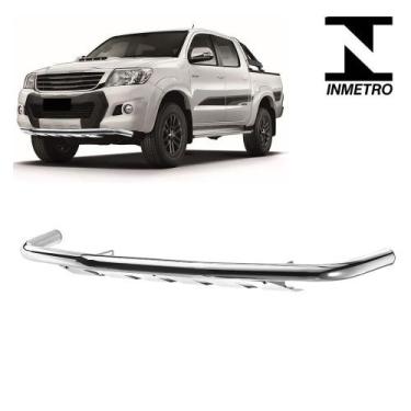 Imagem de Quebra Mato Hilux 2005 2006 2007 2008 2009 a 2015 Cromado - CCF