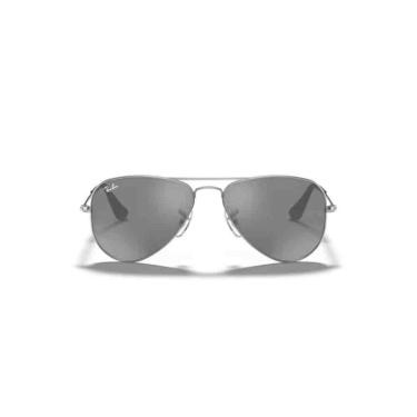 Imagem de Óculos de Sol Ray Ban Aviator Infantil Prata 0RJ9506S2126G50-Unissex