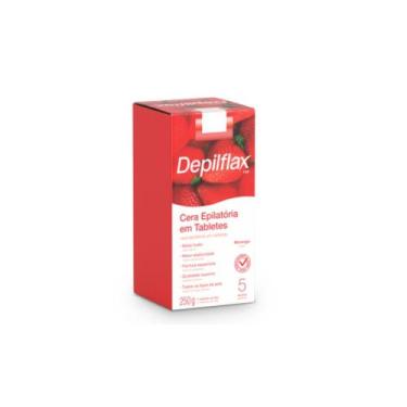 Imagem de Depilflax cera quente 250g morango