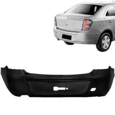 Imagem de Parachoque Traseiro Cobalt 2012 2013 2014 2015 Sem Furo Sensor - Dts