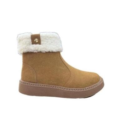 Imagem de Bota Modare 7088.102 Pelo Cano Curto Plataforma 3cm Conforto-Feminino
