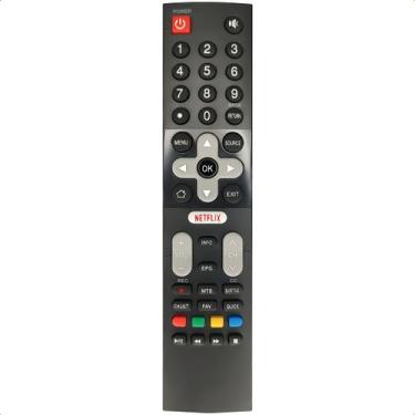 Imagem de Controle Remoto Compatível com Tv Philco Smart Ptv55u21dswnc Controle 