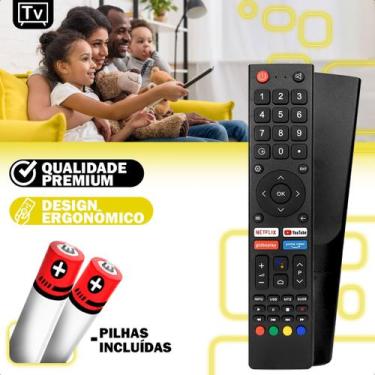 Imagem de Controle Remoto para TV Philco Smart Netflix YouTube Globo Play Fácil 