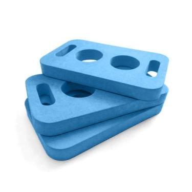 Imagem de Suporte Espaguete Piscina Conector Macarrão EVA Recreação - Kit com 3 