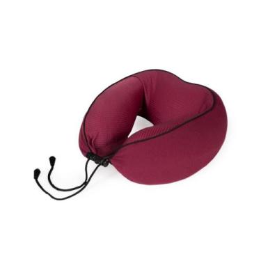 Imagem de Almofada de Pescoço Premium Vinho - Bagaggio, U, Vinho