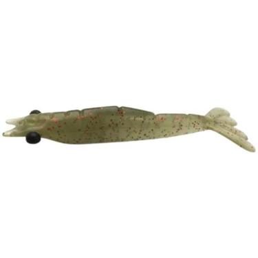Imagem de Isca Camarão Monster 3X Ultrasoft Off Set / 7,5Cm - 3Un, Forest