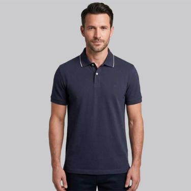 Imagem de Camisa Polo Aramis Classic 1 Friso In26 Marinho Masculino, GG