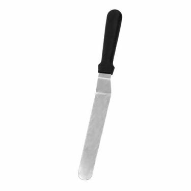 Imagem de Espátula Curva 31cm Inox Versátil Resistente Confeitaria - TUUT
