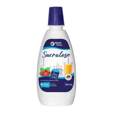 Imagem de Adoçante Liquido Sucralose 80ml - Stevia Natus - DOCEMALU