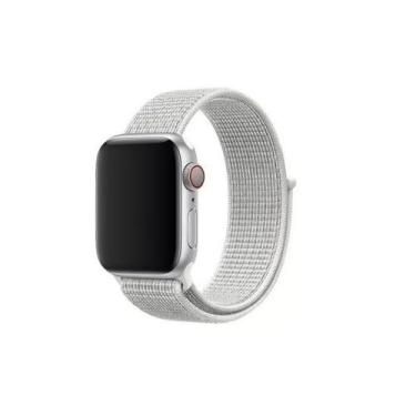 Imagem de Pulseira de Nylon Compatível Relógio Watch 42mm 44mm 45mm - DT, Prata