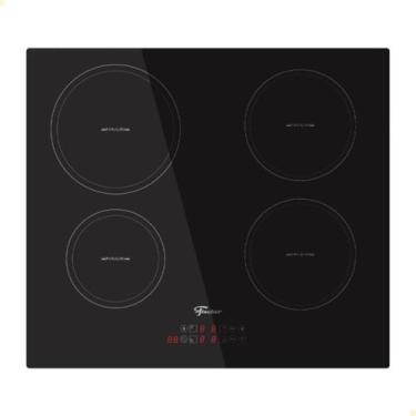 Imagem de Cooktop De Indução Fischer 4 Bocas Vitrocerâmica Com Touch Screen 220V