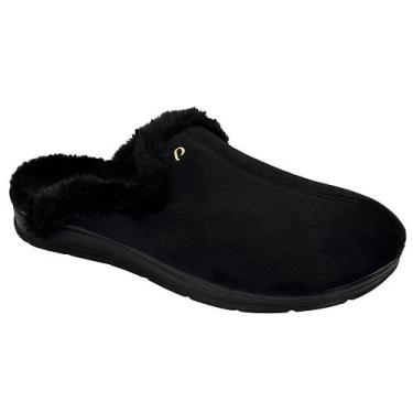 Imagem de Pantufa Pegada Slip Feminina 266005 Preto, Preto, 35
