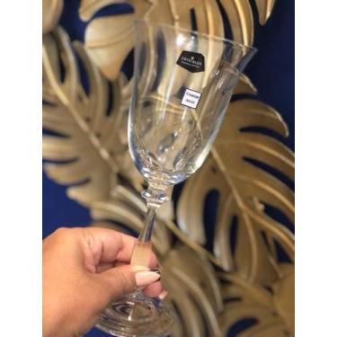 Imagem de Unidade de taca para agua e vinho  Angela em cristal ecologico 350ml A