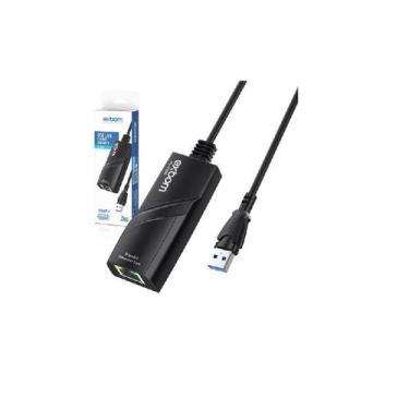 Imagem de Adapt. De Rede Exbom Usb 3.0 Para Rj45 10/100/1000Mbps Ul-1200