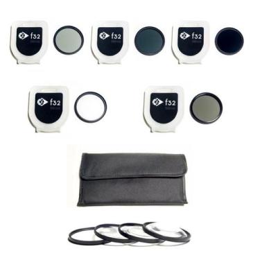 Imagem de Kit de filtros fotográficos UV Polarizador ND2 ND4 ND8 e Close Up +1 +