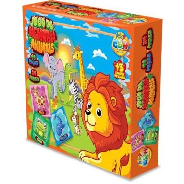 Imagem de Jogo Da Memoria Animais 48Pcs - GGB PLAST