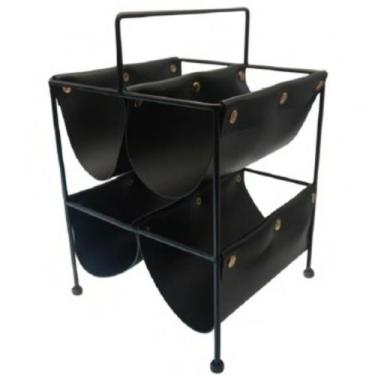 Imagem de Adega p/ 4 garrafas - Preto - MAI HOME
