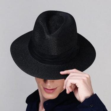 Imagem de Chapéu Vibra Fedora Nylon Preto Unissex - Rei Look