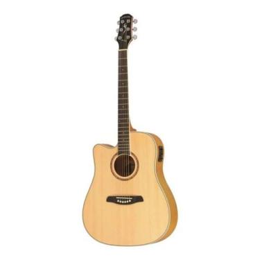 Imagem de Violão strinberg london le30c lh ns elétrico folk canhoto