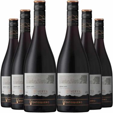 Imagem de Kit 6 Garrafas Vinho Tinto Ventisquero Reserva Pinot Noir 750ml
