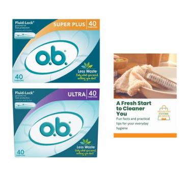 Imagem de Absorventes Internos o.b. Super Plus FIVEANDTWOESTORE BUNDLES 80 Unida