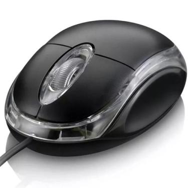 Imagem de Mouse Óptico Com Fio USB 2.0 Computador e Notebook - KNUP