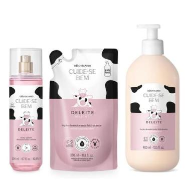Imagem de Kit Cuide-se Bem Deleite Body Splash + Hidratante Corporal + Refil 350