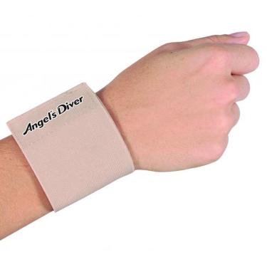 Imagem de Munhequeira Elástica Bege Angels Diver-Unissex