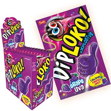 Imagem de Doce Dip Loko Explosive Uva Dp Com 15 90268