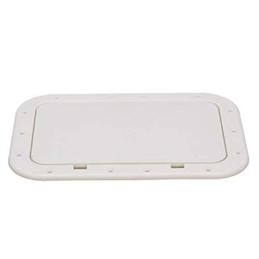 Imagem de Seachoice 39121 Hatch para fora – Branco – Dimensões internas de 17,8 x 28,7 cm – Polipropileno à prova de acetona