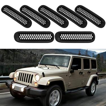 Imagem de Grade de inserção Crazy Sales, grade de malha, decoração de carro serve para Unlimited 2007-2015 compatível com JK 2007-2015