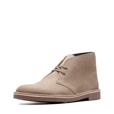 Imagem de Clarks Bota masculina Bushacre 2 Chukka, Camurça acastanhada, 47