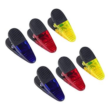 Imagem de Conjuntos de clipes de ímã de geladeira de plástico de 9,5 cm de comprimento, clipes de papel magnéticos, clipes de saco de lanches, clipes multiuso - conjunto de 6