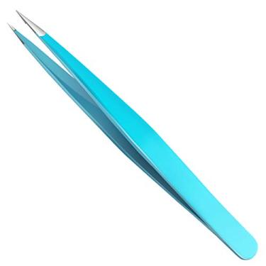 Imagem de Tweezers for Ingrown Hair by Blinkeen - Best Stainless Steel Professional Pointed Blackhead Remover - Precision Eyebrow Hair,Facial Hair, Splinter & Tick Removal Tweezer