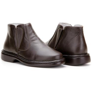 Imagem de Bota Capelli Boots Anti Estresse em Couro com Fechamento em Elástico Masculina