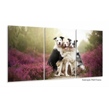 Imagem de Quadros Decorativos Pet Shop Cachorros 120x60 3 peças tem Te