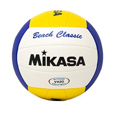 Imagem de Mikasa Bola de Vôlei clássico de praia VX20 branco