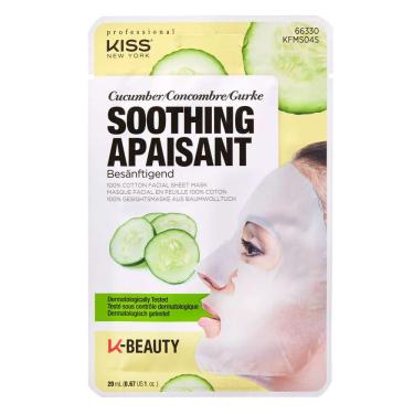 Imagem de Máscara Facial Hidratante Kiss New York - Algodão E Pepino 20ml