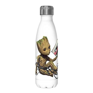 Imagem de Marvel Garrafa de água de aço inoxidável Groot Tape 482 ml, 482 ml, multicolorida