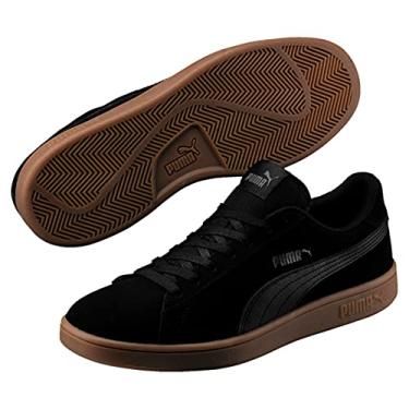 Imagem de Tênis Smash V2, Puma, Feminino, Preto, 38