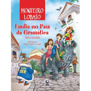 Imagem de Livro - Emília no País da Gramática - Monteiro Lobato