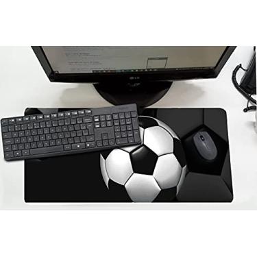 Imagem de Mouse Pad/Desk Pad Grande 30x70cm - Bola de Futebol PB