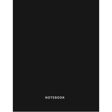 Imagem de Caderno: Caderno preto ébano, forrado (diário de livro de redação) (grande tamanho 21,5 x 28,5 cm)