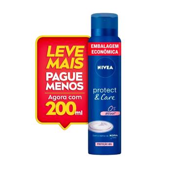 Imagem de Desodorante Nivea Protect & Care 48h Antitranspirante Aerosol 200ml 200ml