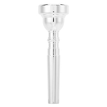 Imagem de Bocal de trompete, peças de instrumentos musicais de acessórios de performance de músicos para substituição (banhado a prata 7C)