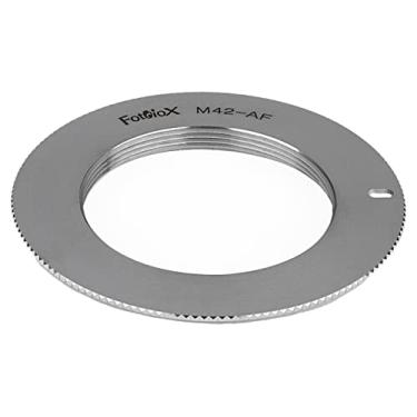Imagem de Adaptador de montagem de lente Fotodiox Pro - M42 Tipo 1 (42 mm x1 montagem em parafuso) lente para montagem Sony Alpha A-Mount (e Minolta AF) corpo da câmera SLR, Diox Chrome (M42-SnyA-Pro-V1)