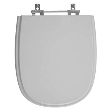 Imagem de Tampa de Vaso Sanitário Poliéster Sabatini Cinza Claro para bacia Icasa