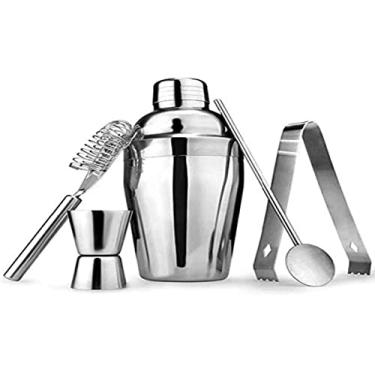 Imagem de Kit Coqueteleira com 5 Peças em Aço Inox